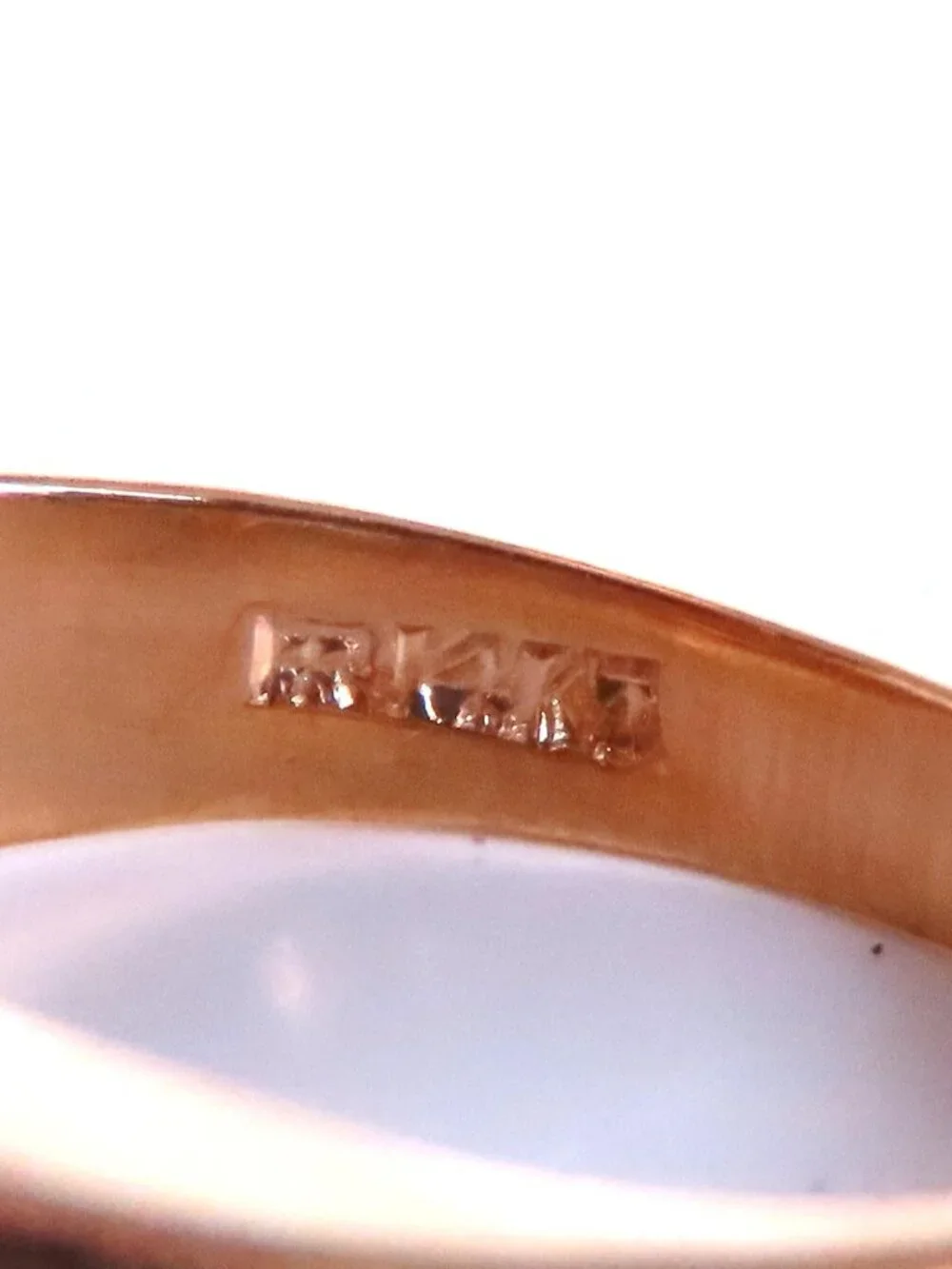 .45ct natural diamond Mens Bright Swirl Ring 14kt Gold 21441*
